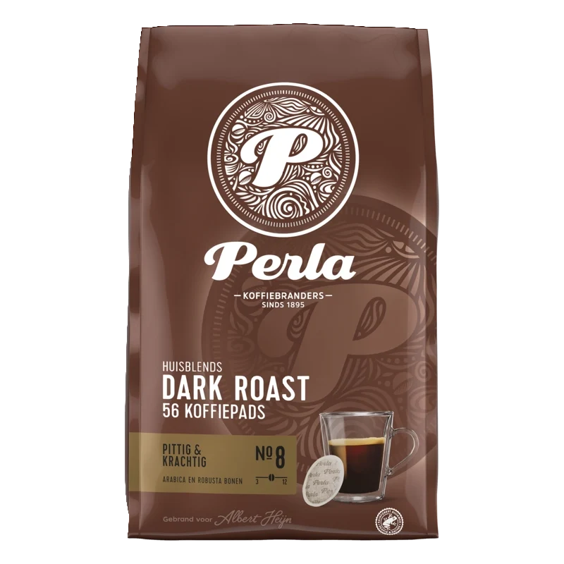 Perla Huisblends Dark roast koffiepads