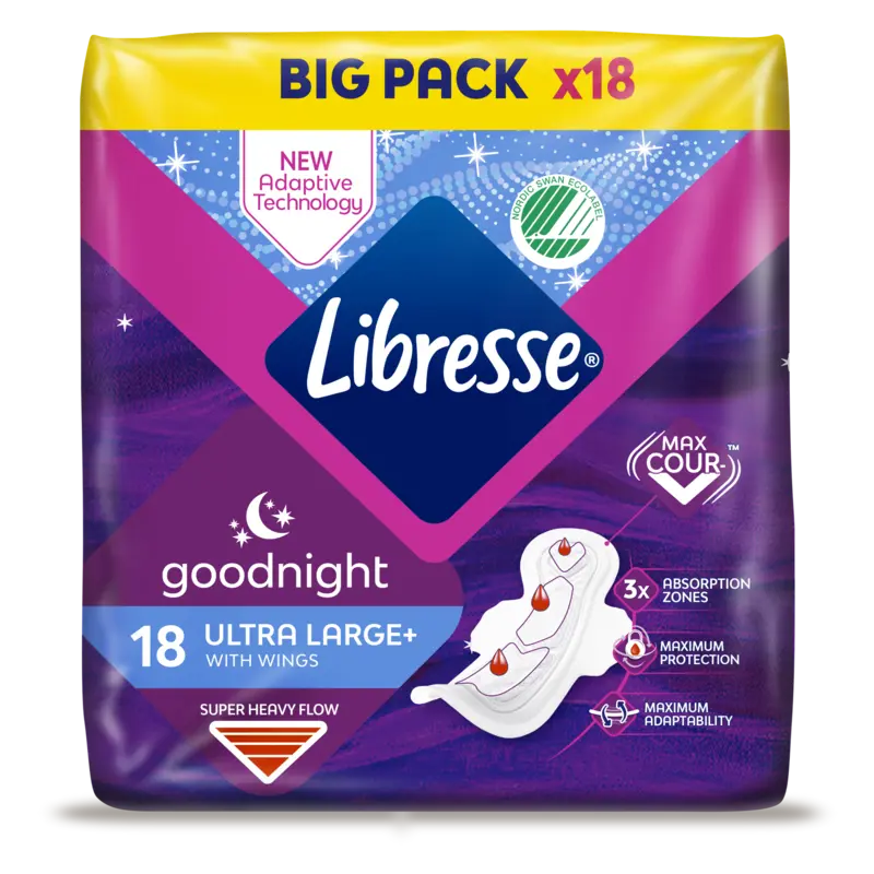 Libresse Ultra goodnight wing bigpack
