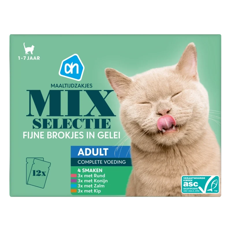 Maaltijdzakjes selectie in gelei 12-pack