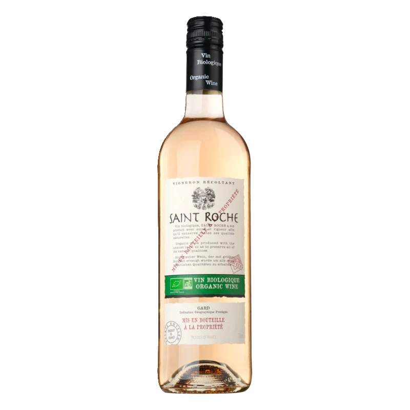 Saint roche Rosé organic wine