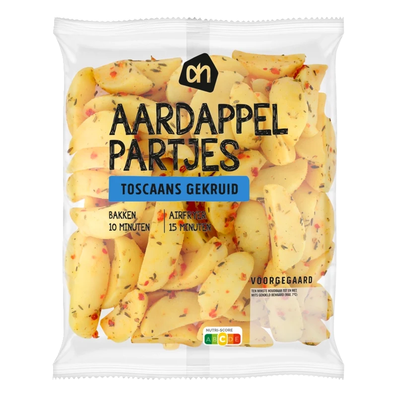 Aardappel partjes Toscaans gekruid