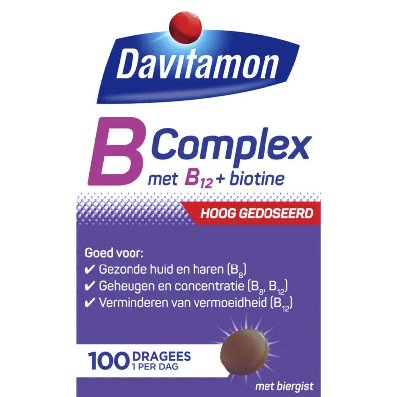 Davitamon B-complex forte + biergist dragees