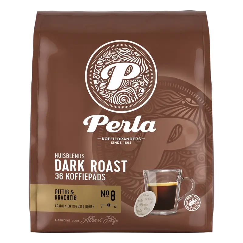 Perla Huisblends Dark roast koffiepads