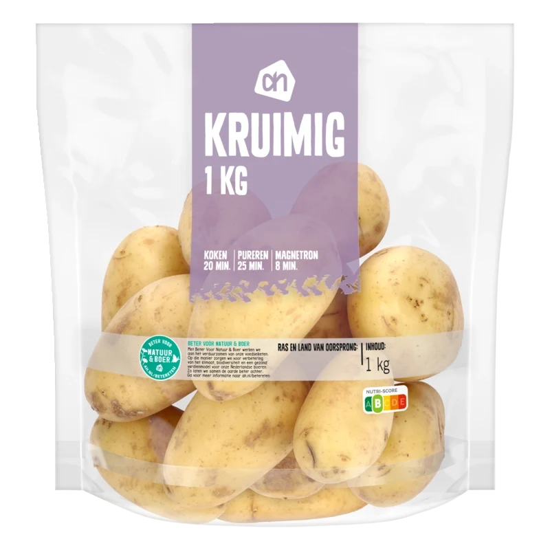 Kruimige aardappelen