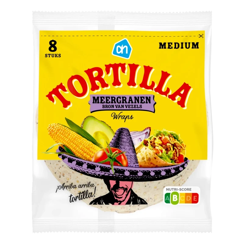 Tortilla meergranen wraps
