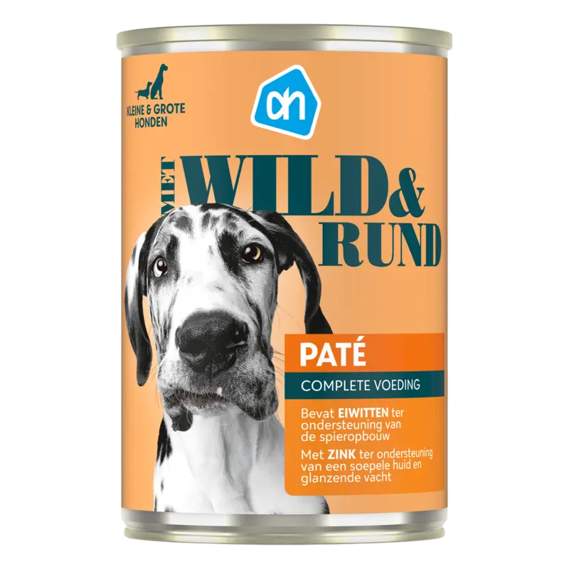 Blik pate rund wild