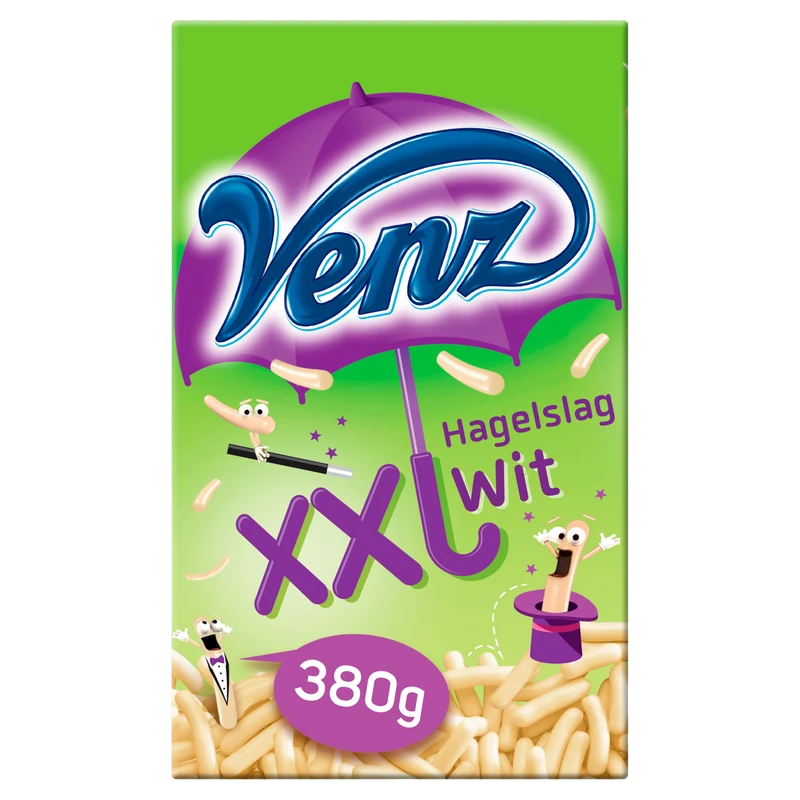 Venz Chocoladehagel XXL wit