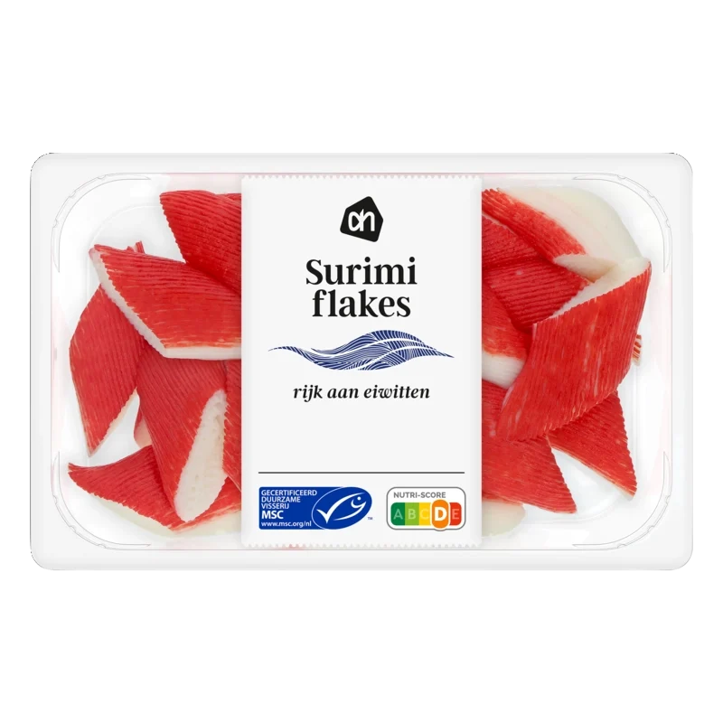 Surimi flakes