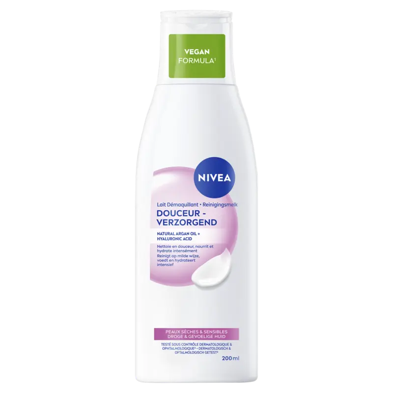 NIVEA Verzachtende reinigingsmelk amandelolie