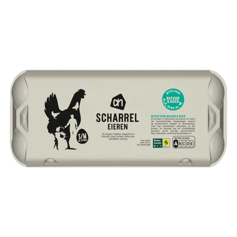 Verse scharreleieren M