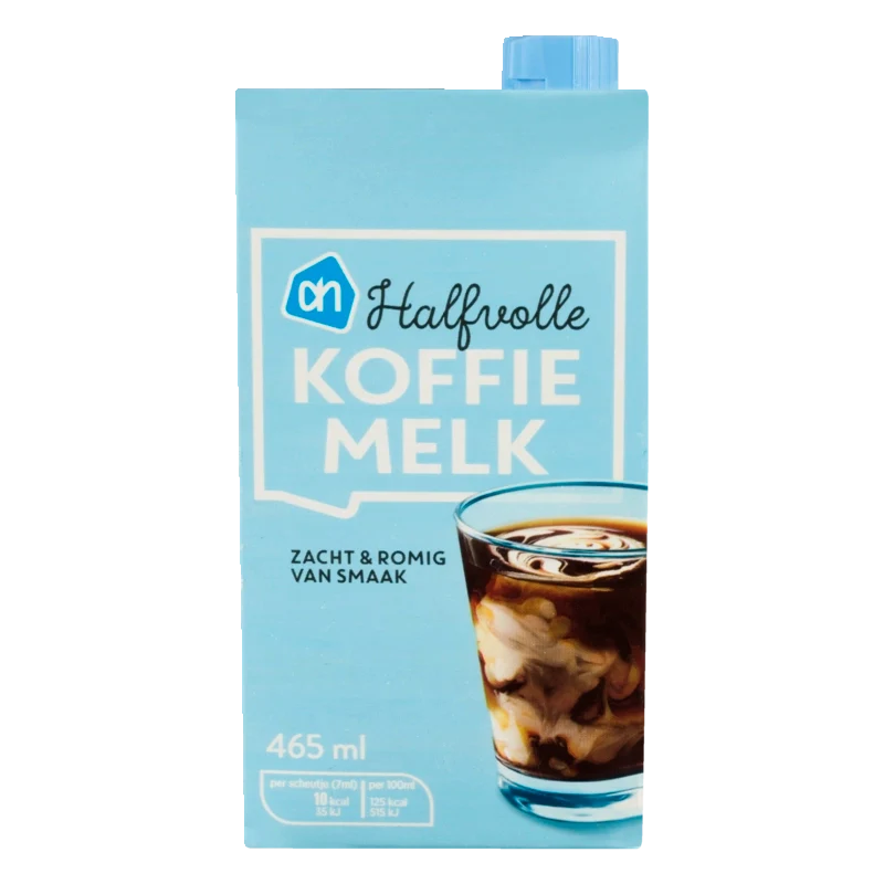 Halfvolle koffiemelk