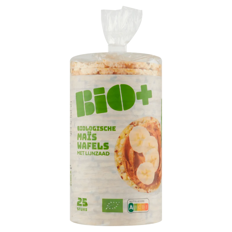 BIO+ Maiswafel Lijnzaad