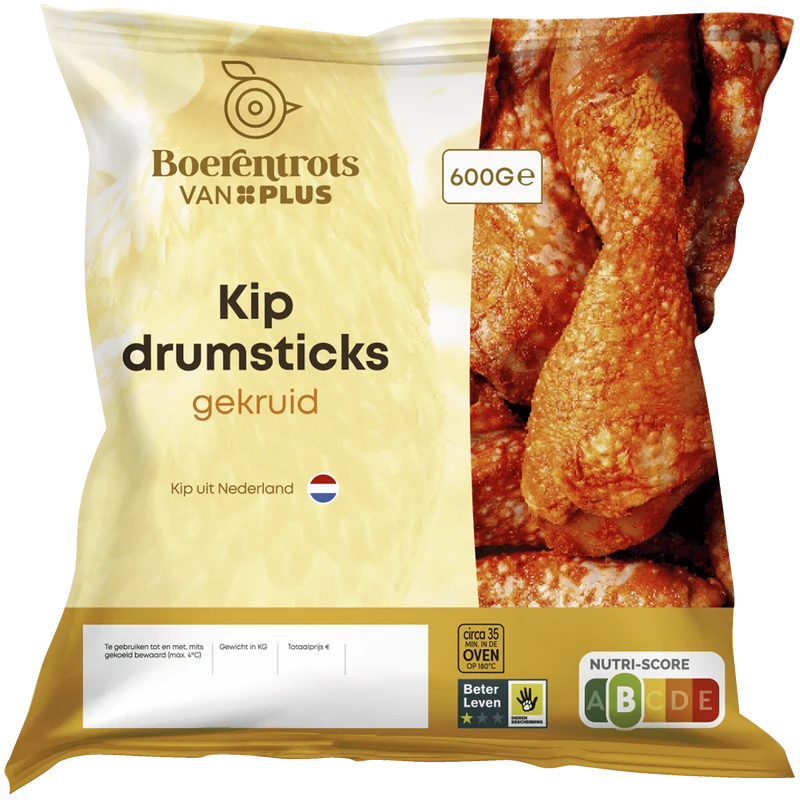 Boerentrots Kipdrumsticks gekruid