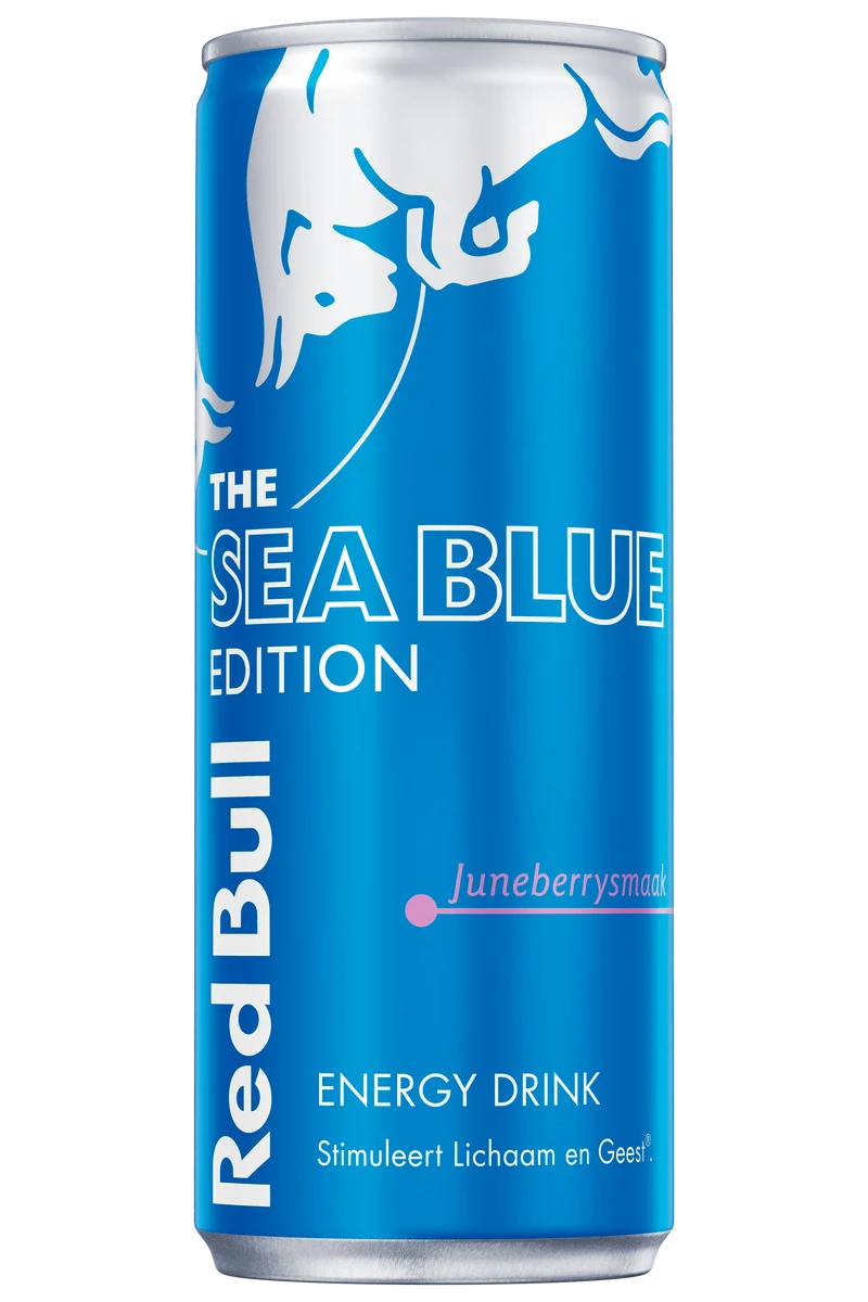Red Bull Energy drink sea blue edition