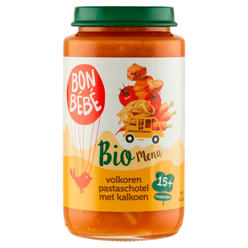 Bonbebe Bio M1511 pastaschotel met kalkoen