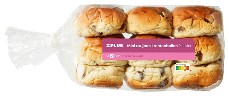 Mini krenten rozijnen bollen
