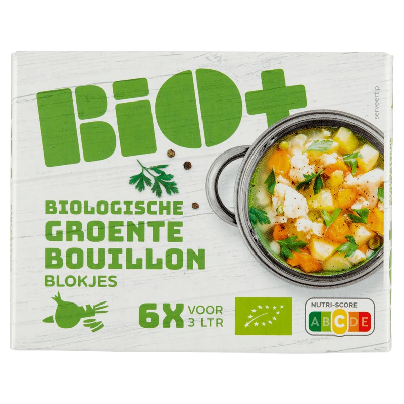 BIO+ Bouillon groente 6 blokjes