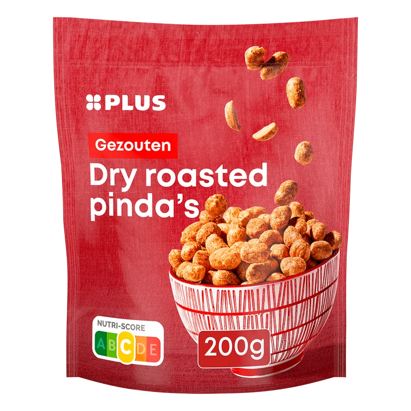 Dry roasted pinda's