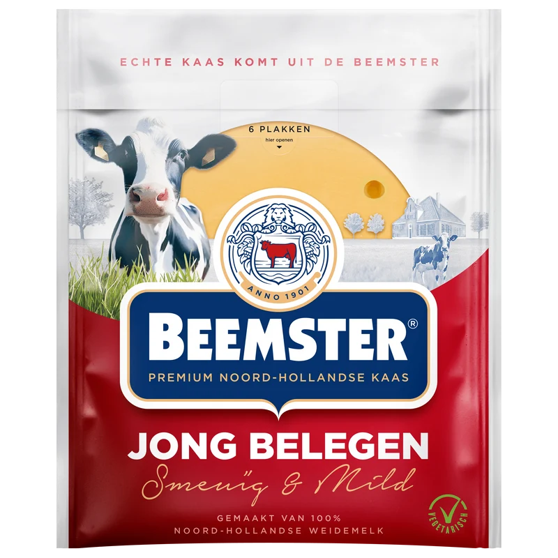 Beemster 48+ Jong Belegen plakken