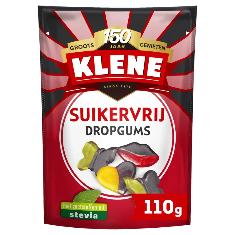 Klene Suikervrij dropgums
