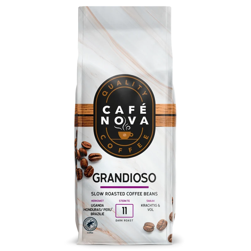Café Nova Koffiebonen grandioso sterkte 11