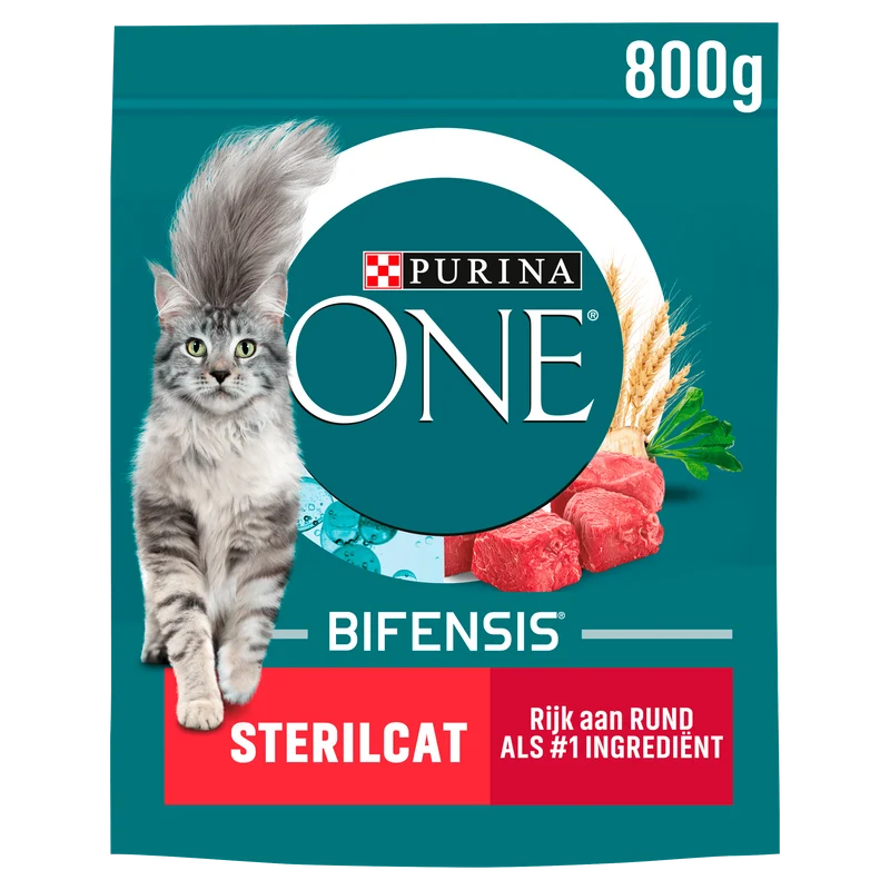 Purina One Sterilcat kattenvoer rijk aan rund