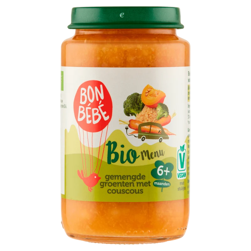 Bonbebe Bio M0617 gemengde groente couscous