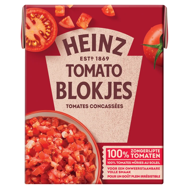 Heinz Tomaten blokjes naturel