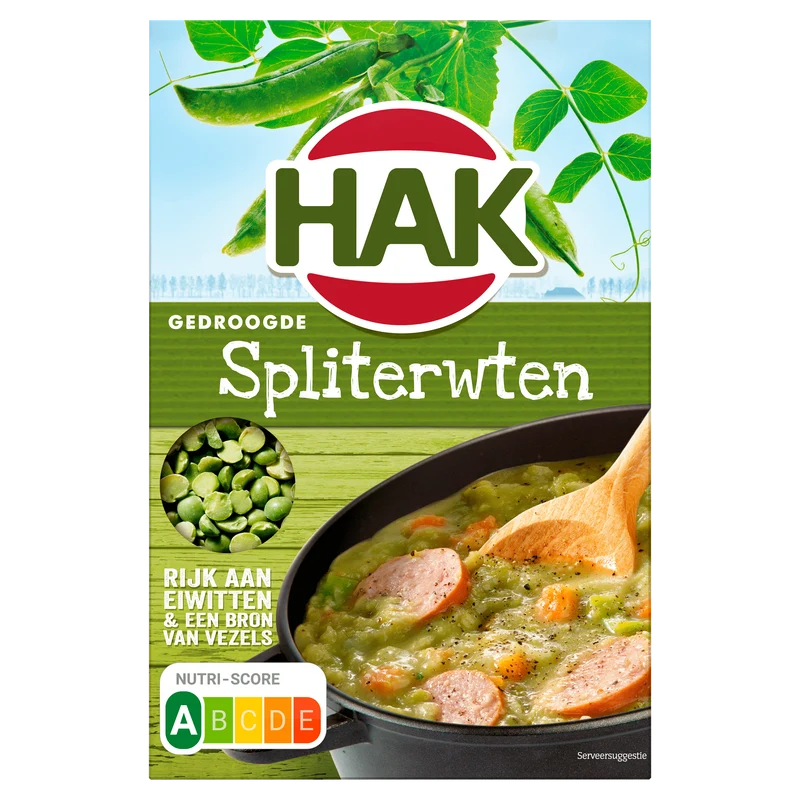 Hak Gedroogde spliterwten