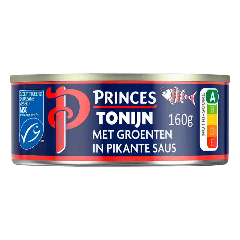 Princes Tonijnstukken met groenten MSC