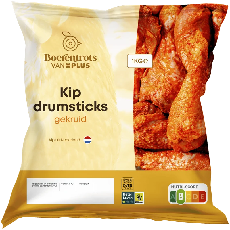 Boerentrots Kipdrumsticks gekruid VDV