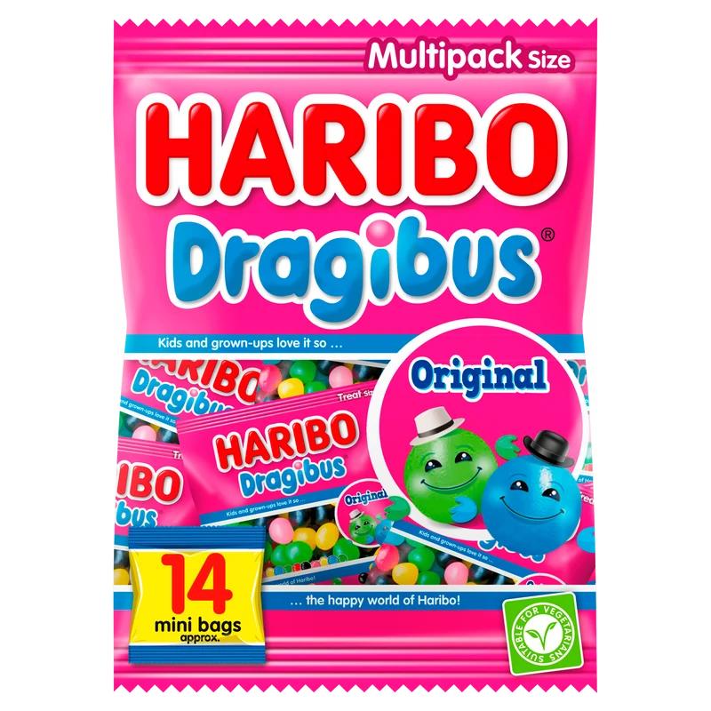 Haribo Dragibus Original Uitdeelzakjes