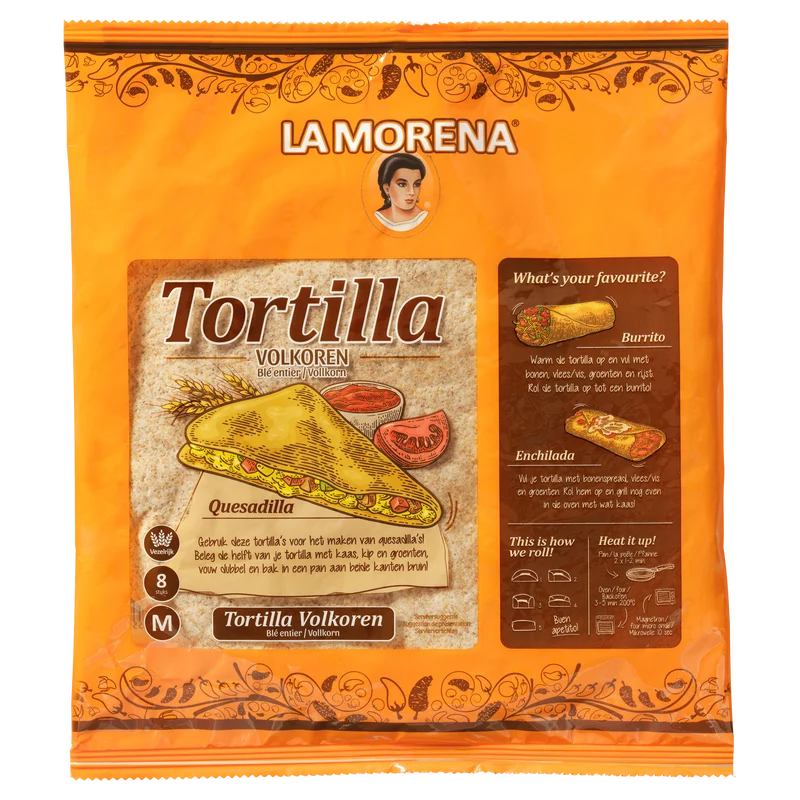 La Morena Tortilla volkoren