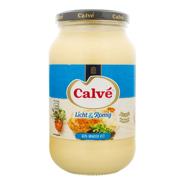 Calvé Mayonaise pot Licht & Romig