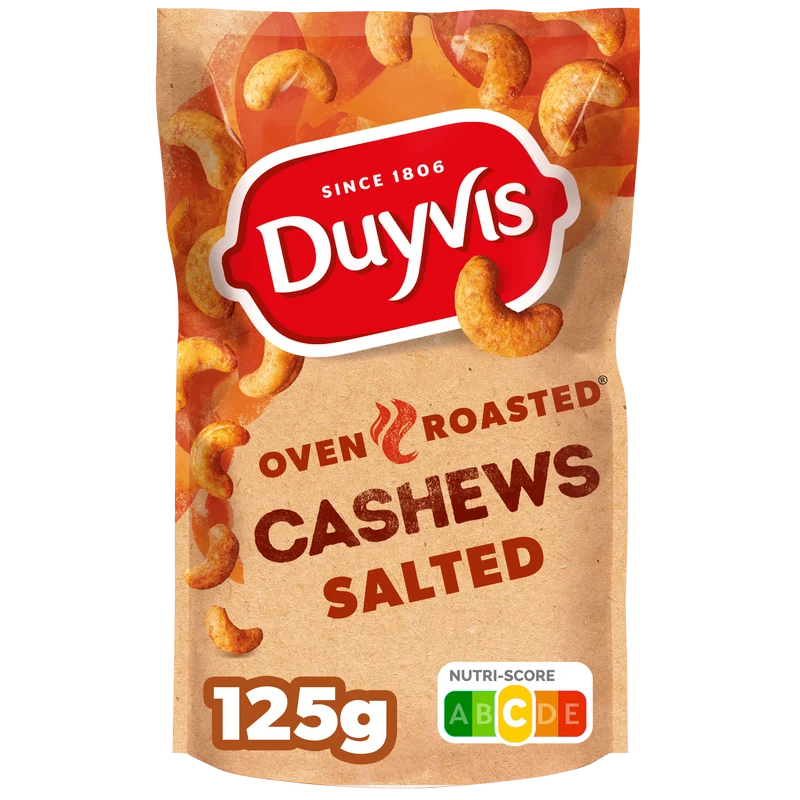Duyvis Oven roasted gezouten cashews