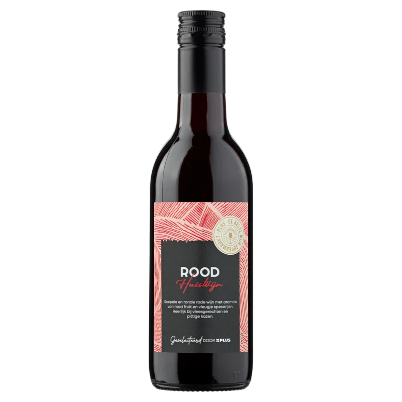 Huiswijn Rood fruitig soepel