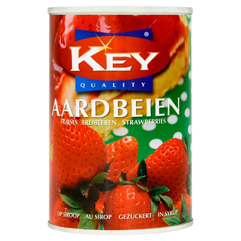 Key Aardbeien op siroop