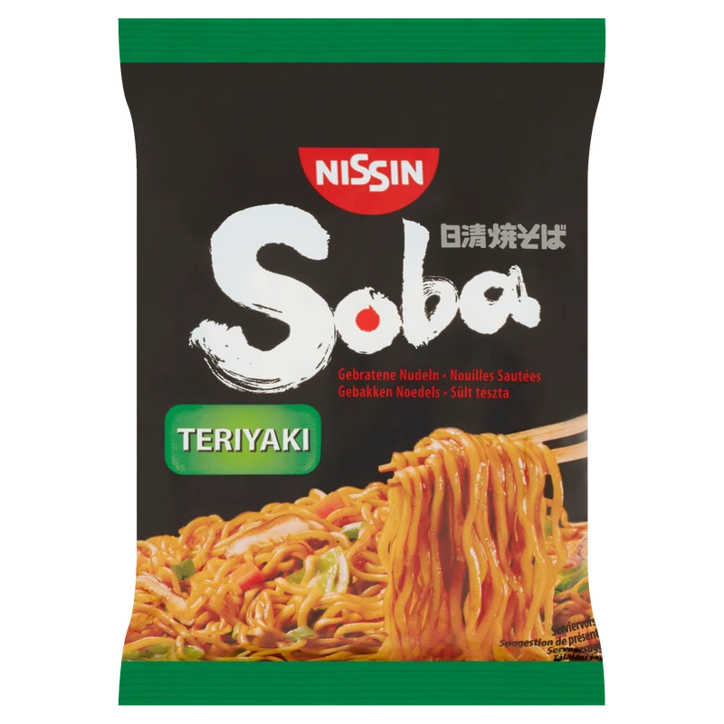 Nissin Soba noodles teriyaki