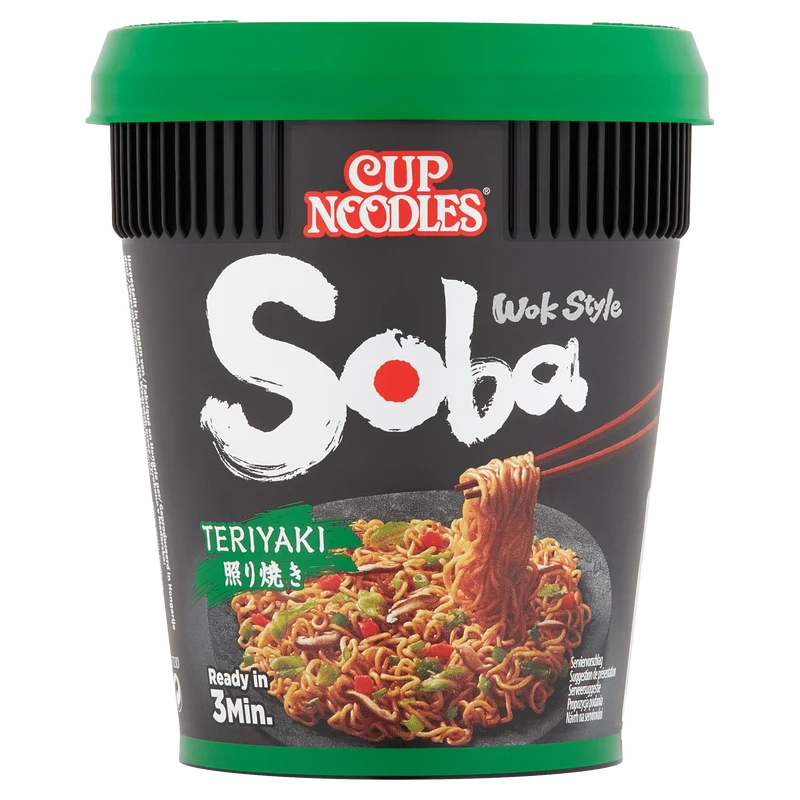 Nissin Soba cup Teriyaki noodles