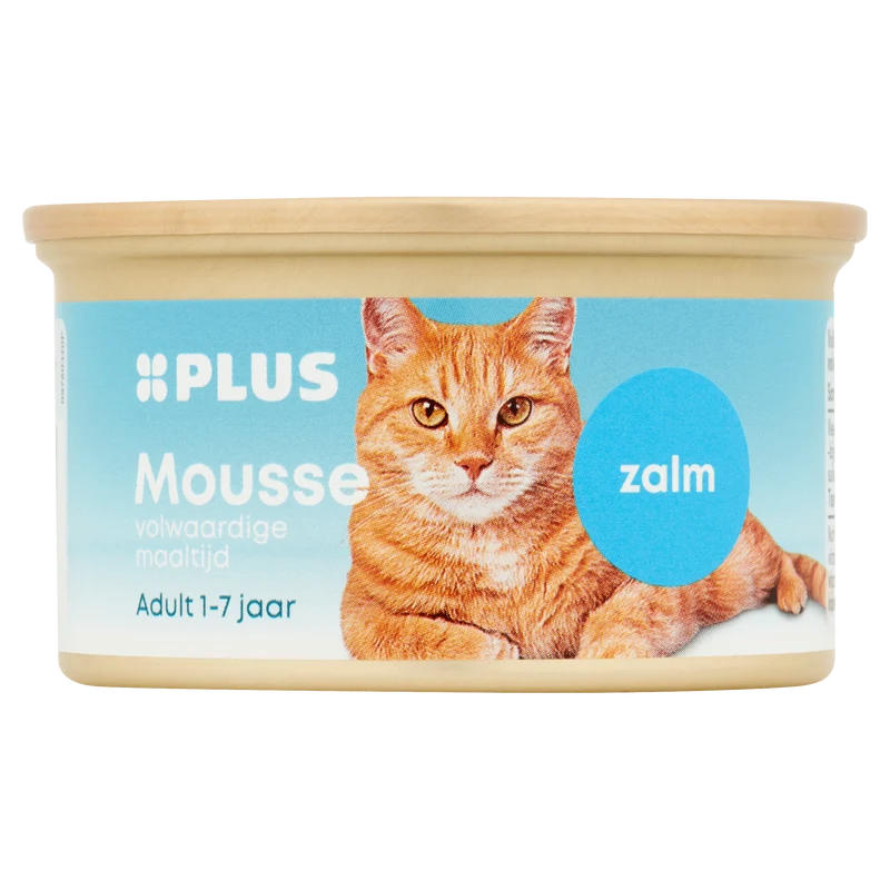 Katten mousse zalm