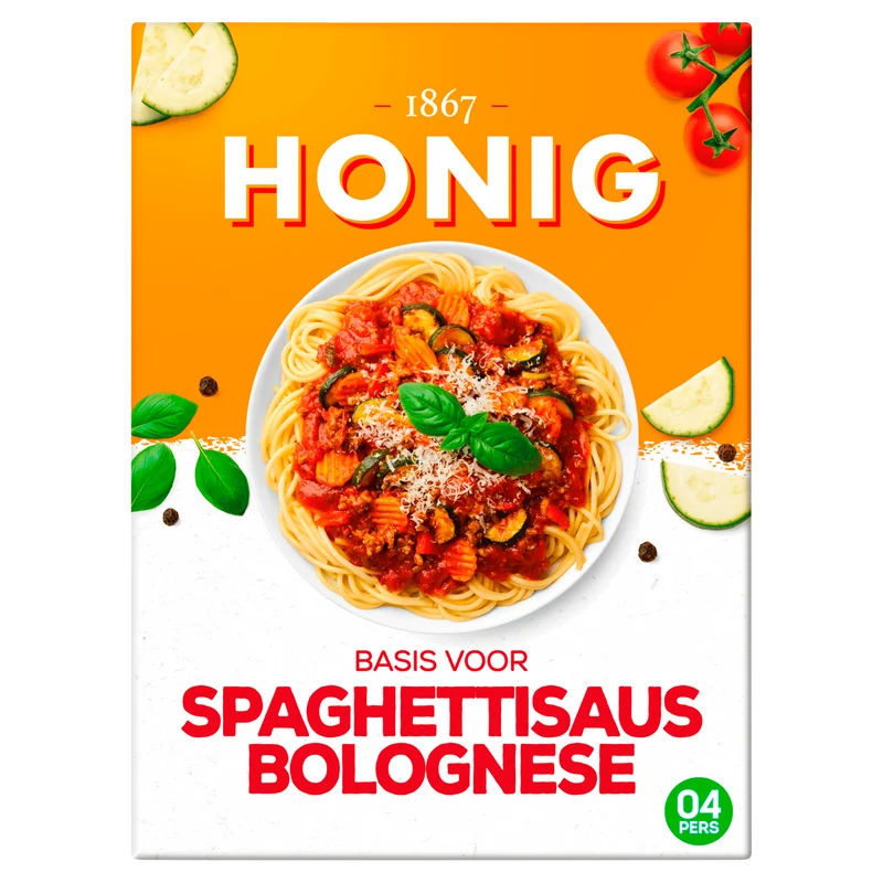 Honig Mix voor spaghettisaus bolognese