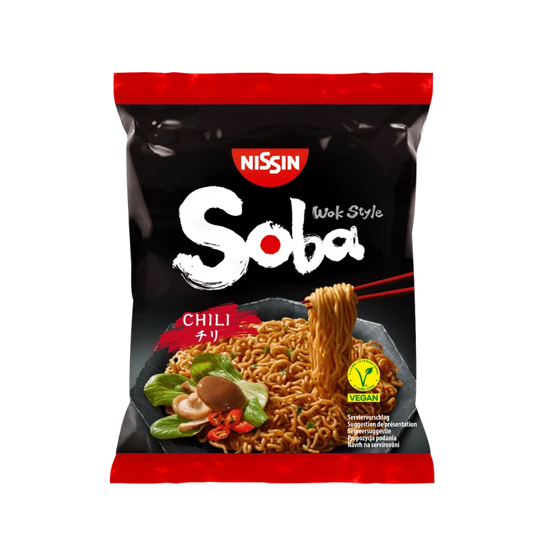 Nissin Soba noodles chili