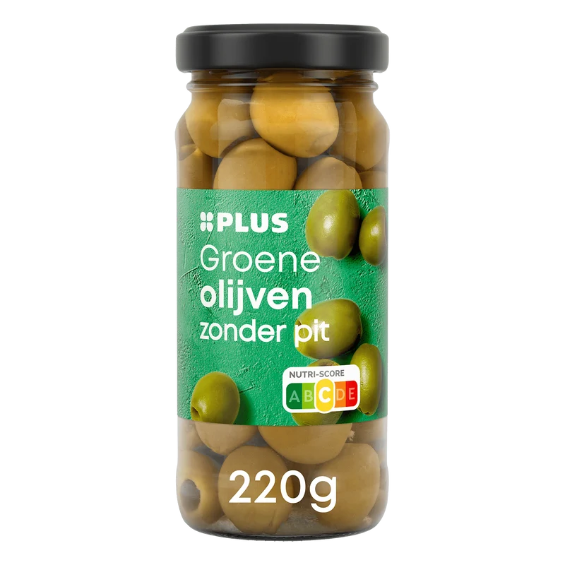 Groene olijven zonder pit