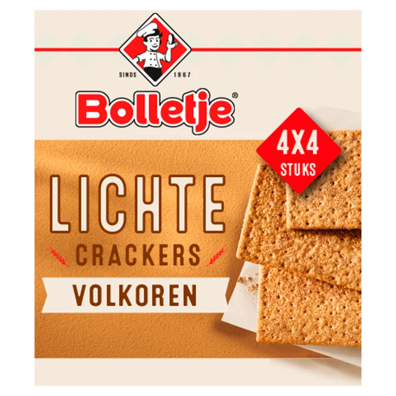 Bolletje Lichte crackers volkoren