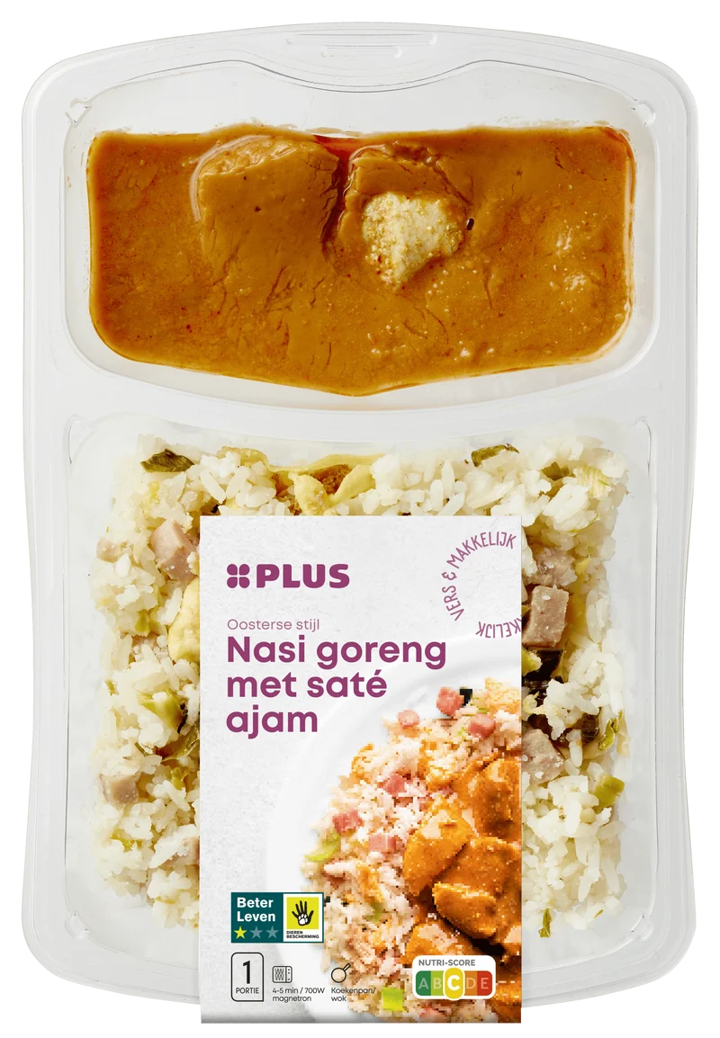 Nasi Goreng met Saté Ajam