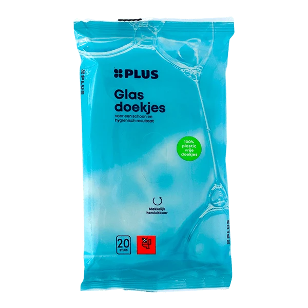 Glasdoekjes plasticvrij