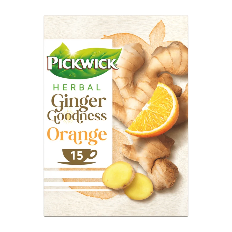 Pickwick Ginger goodness orange