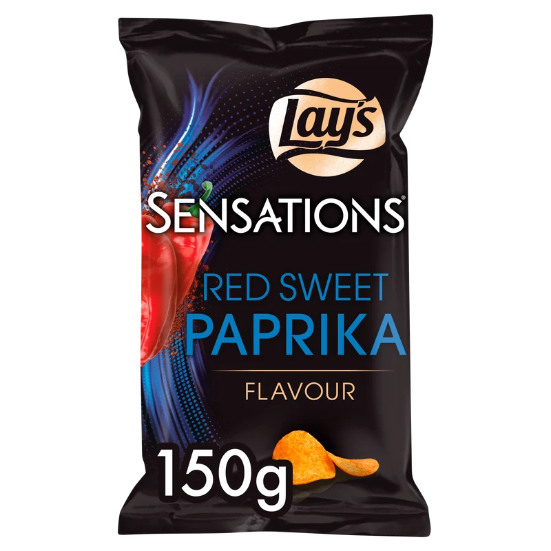 Lays Sensations chips red sweet paprika