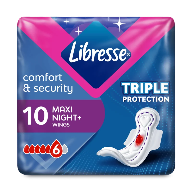 Libresse Maandverband maxi goodnight wing