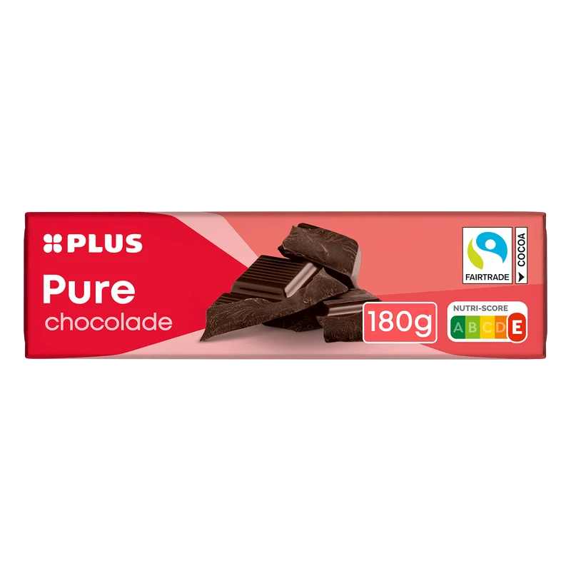 Chocoladereep puur Fairtrade